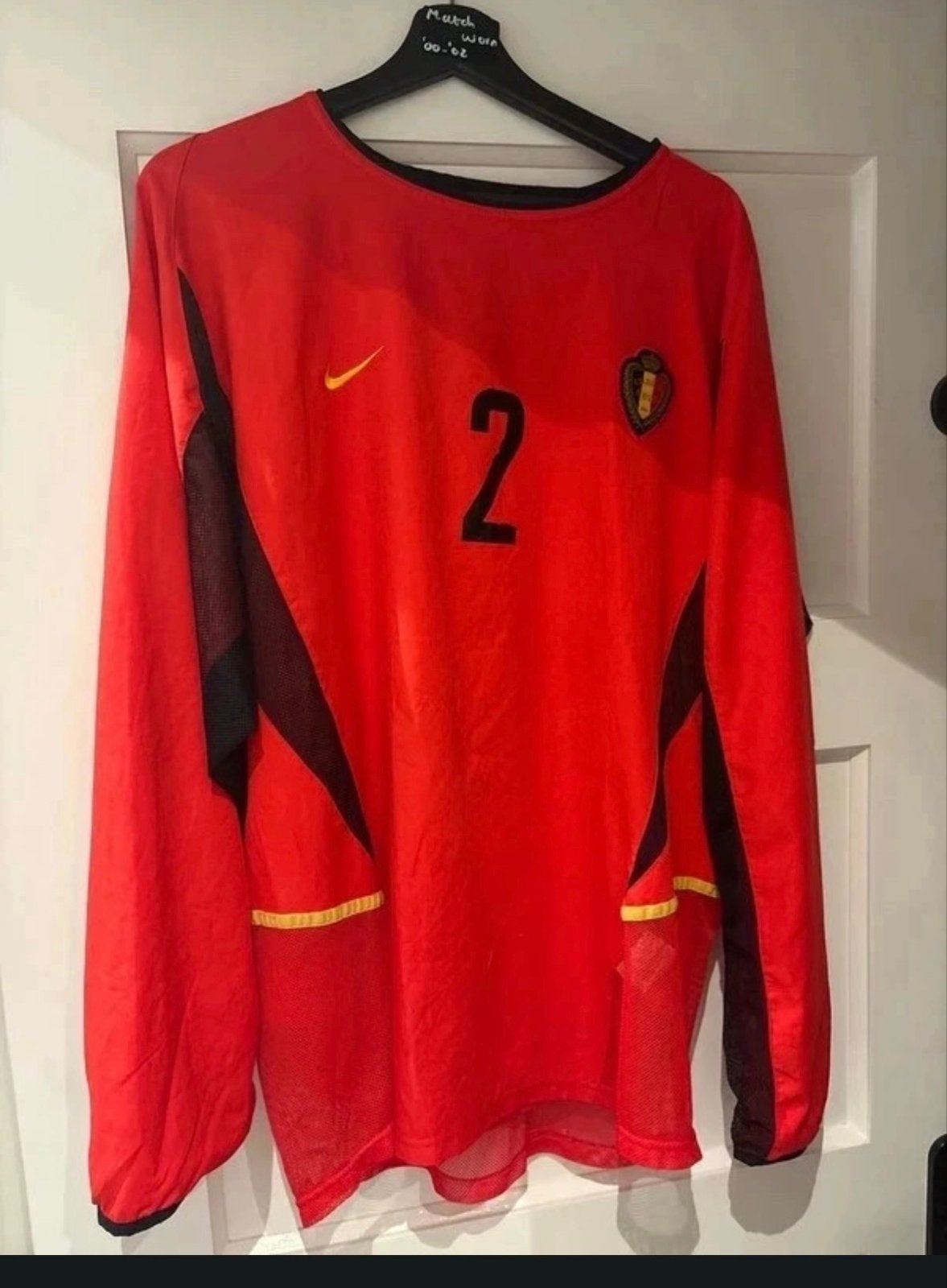 Matchworn België U23 Voetbalshirt - Uniek Stuk!, Overige maten, Ophalen of Verzenden, Voetbal, Gedragen
