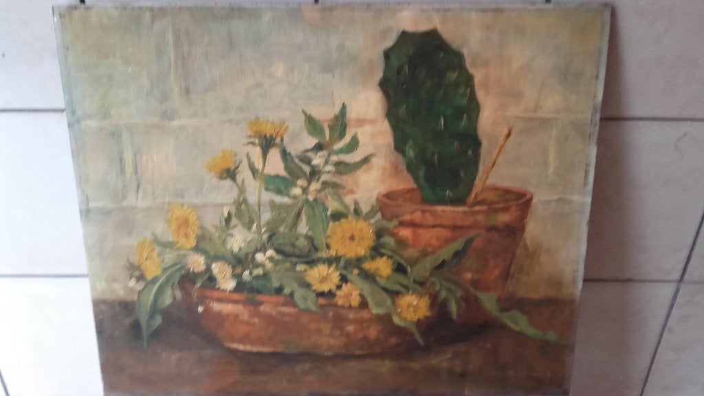 Stilleven J.H.Cieraad, Antiek en Kunst, Kunst | Schilderijen | Klassiek, Ophalen, Stilleven, Impressionistisch, Olieverf