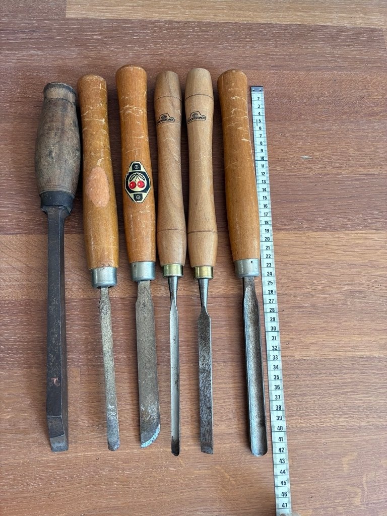 Set van 6 antieke/vintage gutsen – Nooitgedagt & Kirschen, Ophalen of Verzenden