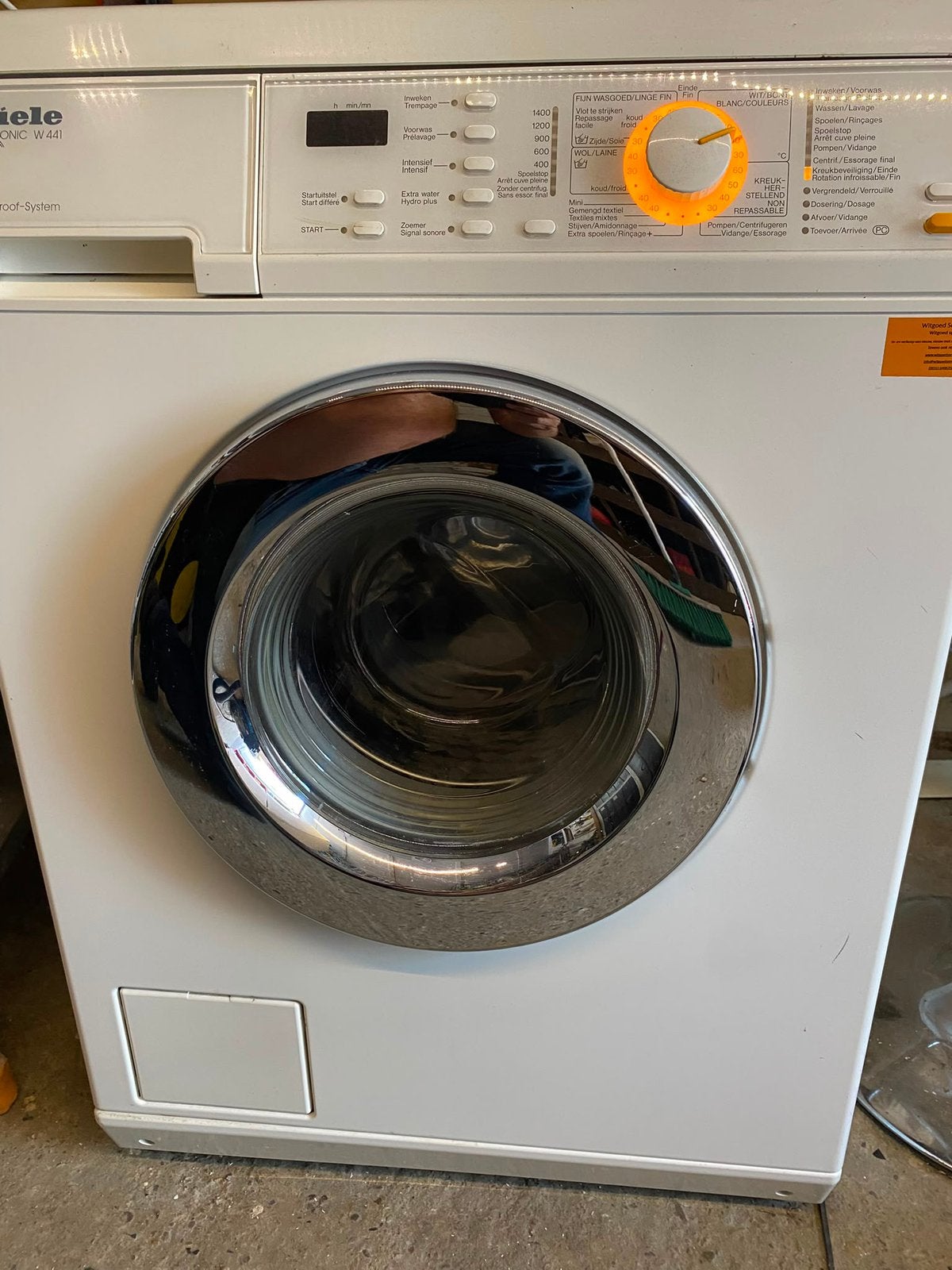 Miele wasmachine sofftronic w441, Ophalen, Gebruikt, 85 tot 90 cm, 1200 tot 1600 toeren