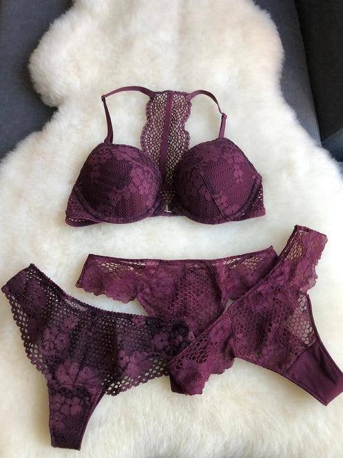 bh 70c, string s, lingerie set 70C, Hunkemöller, Ophalen of Verzenden, Paars, Setje