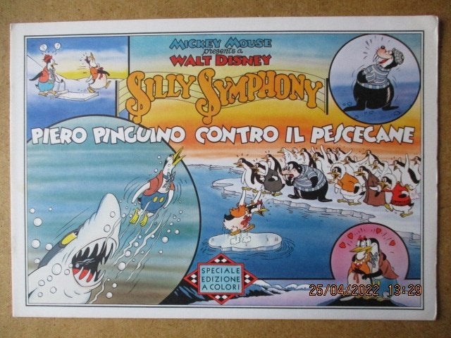 adv6387 silly symphony italiaans disney 1, Eén stripboek, Ophalen, Gelezen