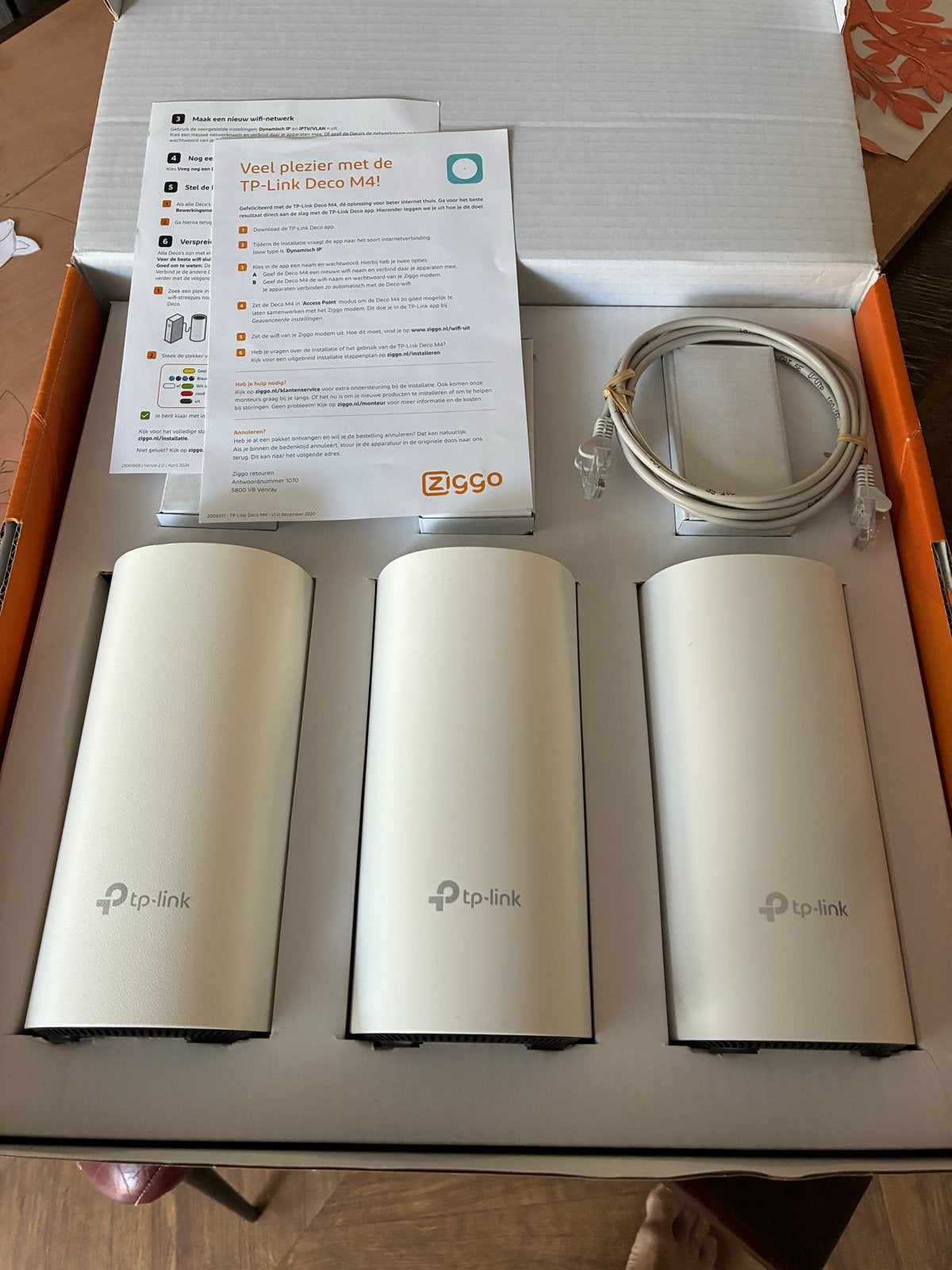 TP-Link Deco M4 Mesh WiFi Systeem (3-pack), Ophalen, Zo goed als nieuw, Router