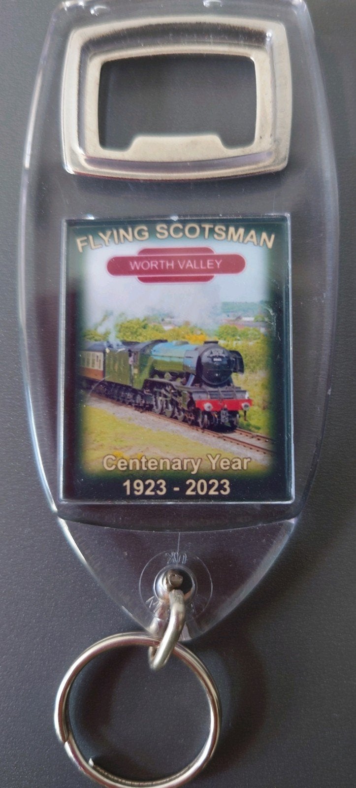 Flying Scotsman Worth Valley Centenary Year sleutelhanger, Ophalen of Verzenden, Nieuw, Transport