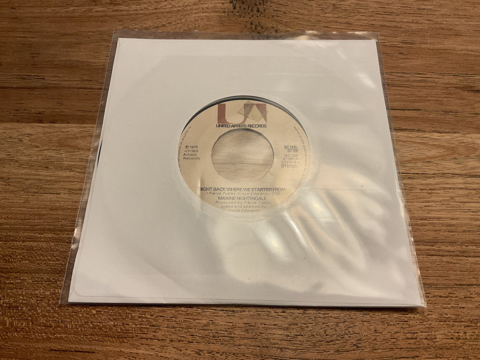 Maxine Nightingale, Right back where we started from, Ophalen of Verzenden, 7 inch, Pop