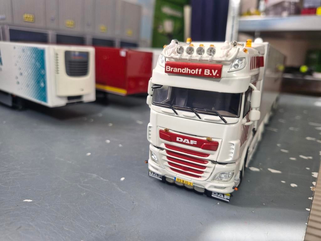 Daf XF met koeltrailer wsi van BRANDHOF B.V.