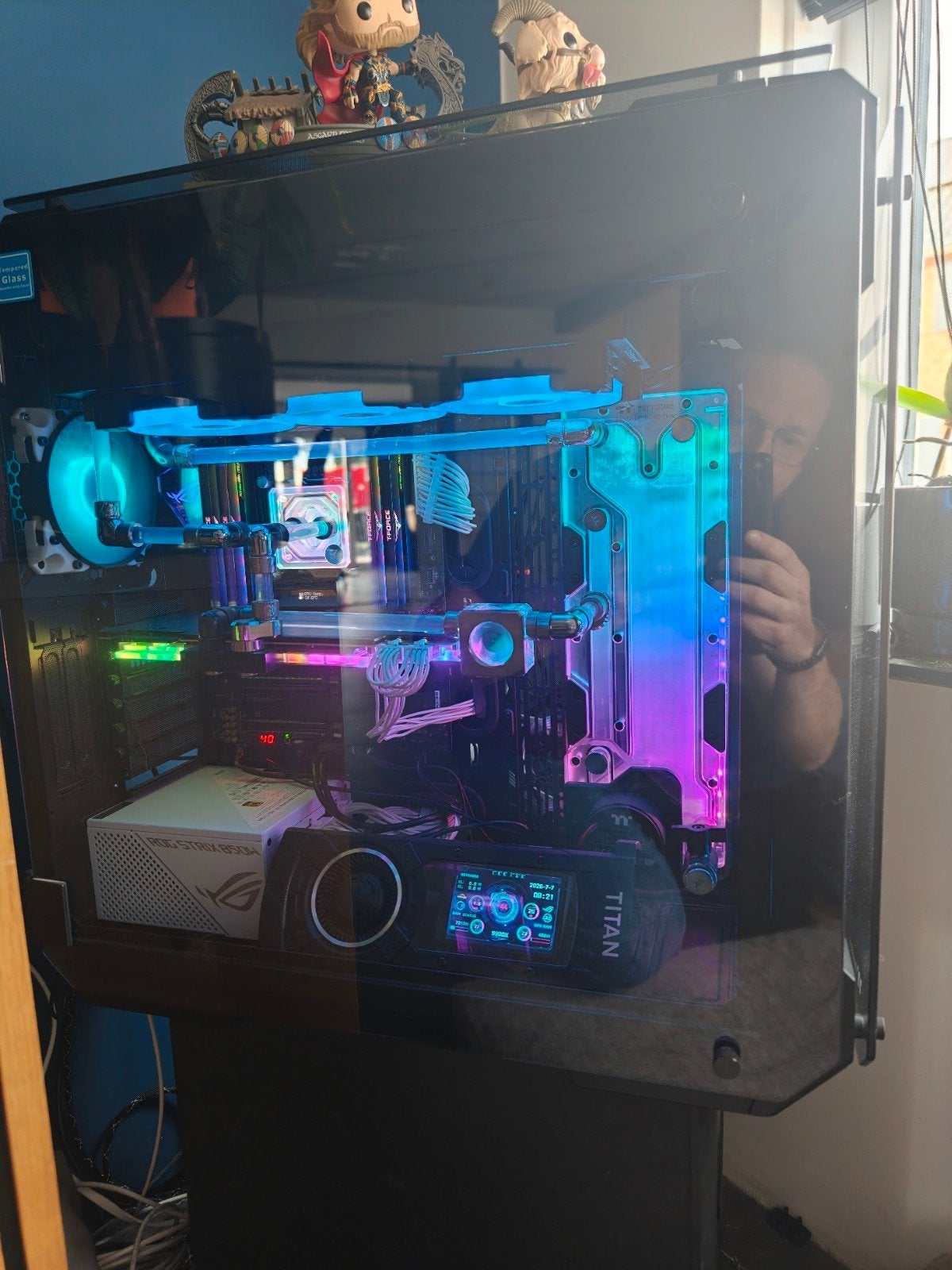 Unieke High-End Gaming pc – Custom Hardline waterkoeling, Ophalen, Zo goed als nieuw, Gaming, SSD