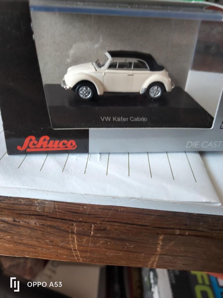 Vw Kever cabrio  schuco  187, Ophalen of Verzenden, Auto, Schuco
