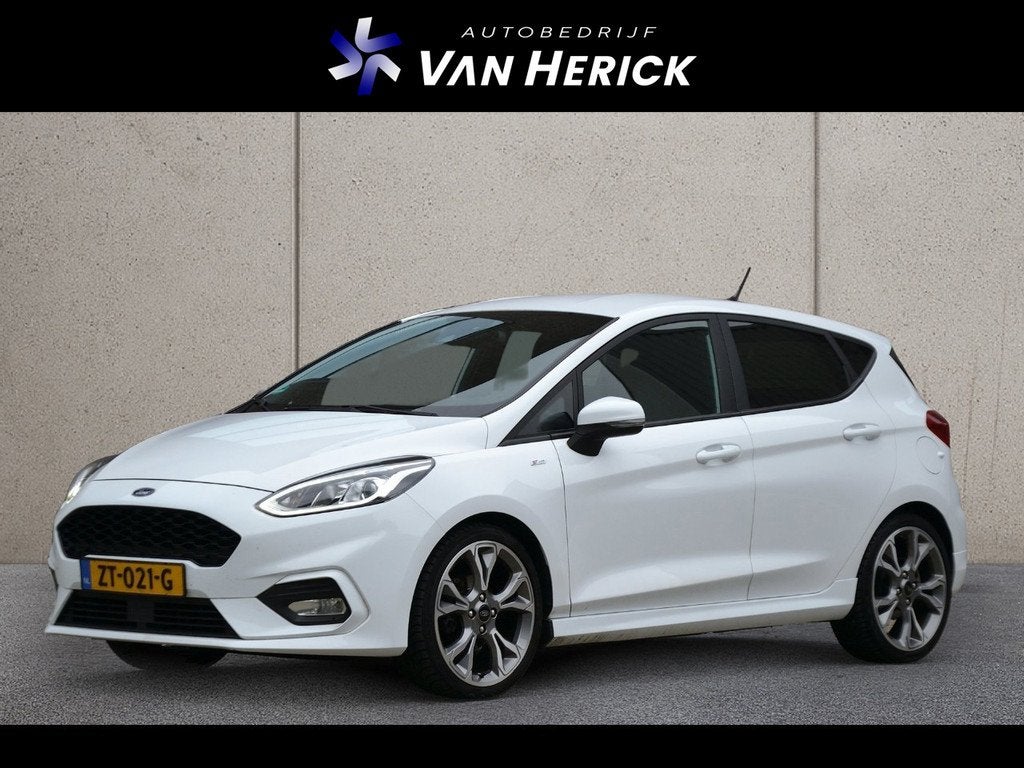 Ford Fiesta 1.0 EcoBoost ST-Line | B&O Audio | Cruise Contro, Voorwielaandrijving, Stof, Gebruikt, 100 pk