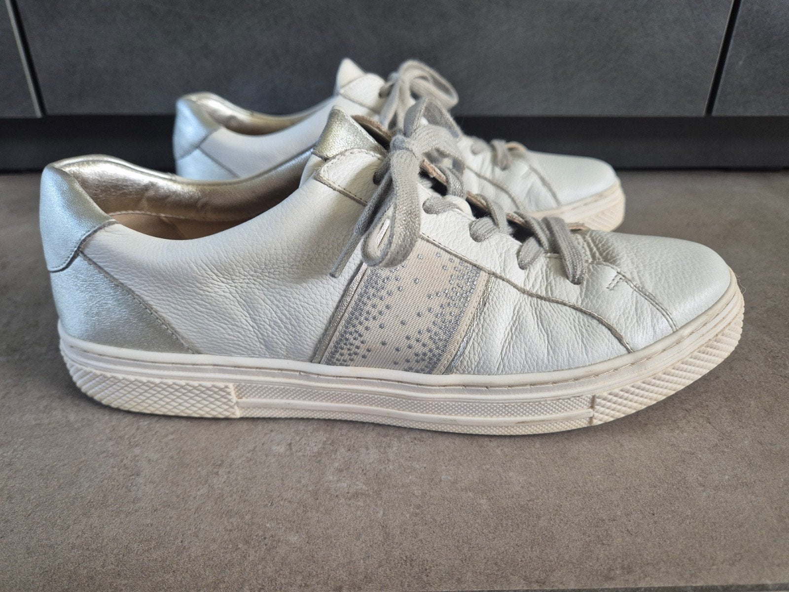Hassia Premium Comfort Sneakers - Maat 40, Hassia, Wit, Ophalen of Verzenden, Sneakers of Gympen