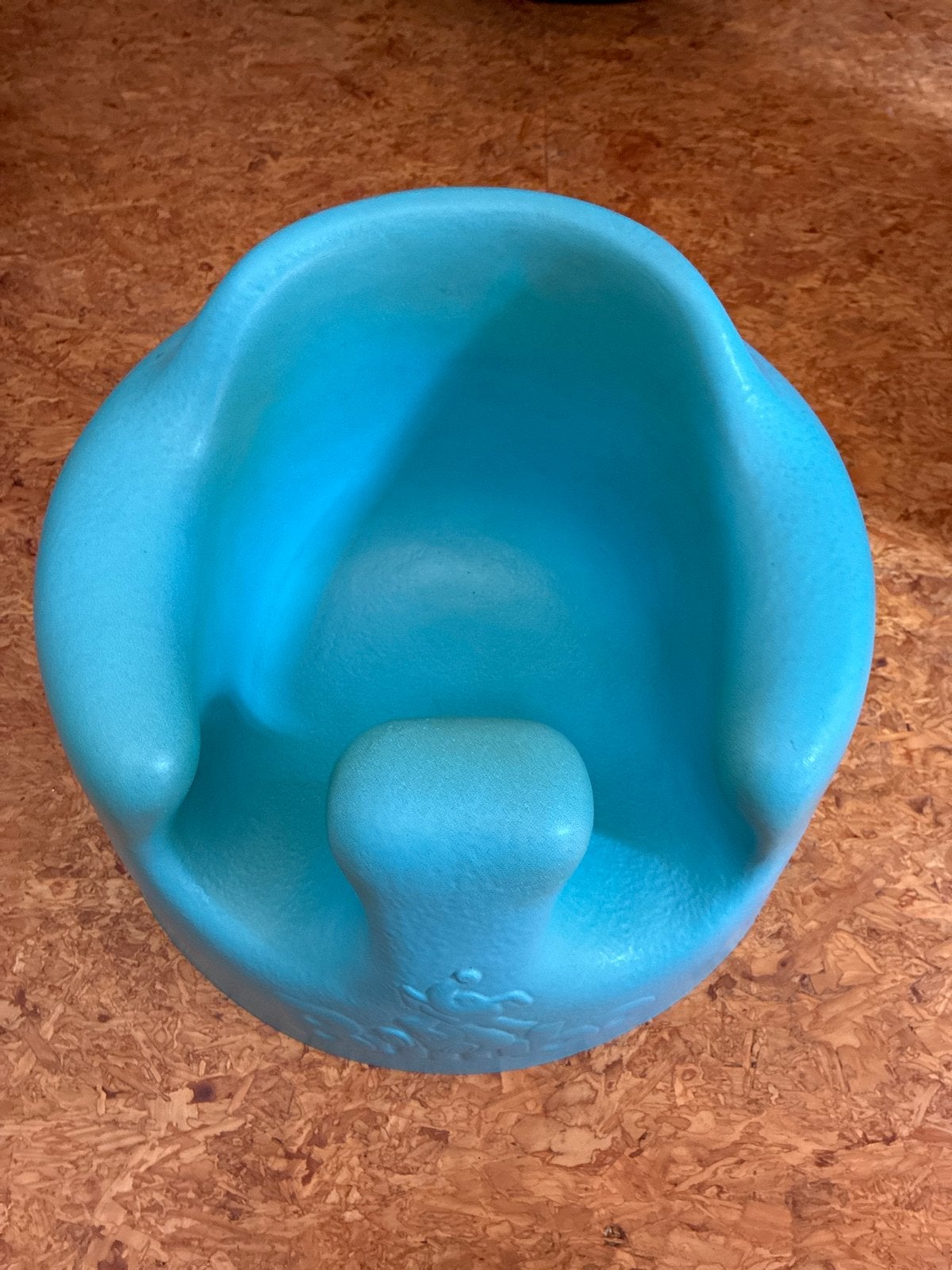 Bumbo zitje - Turquoise babyzitje, Ophalen, Gebruikt