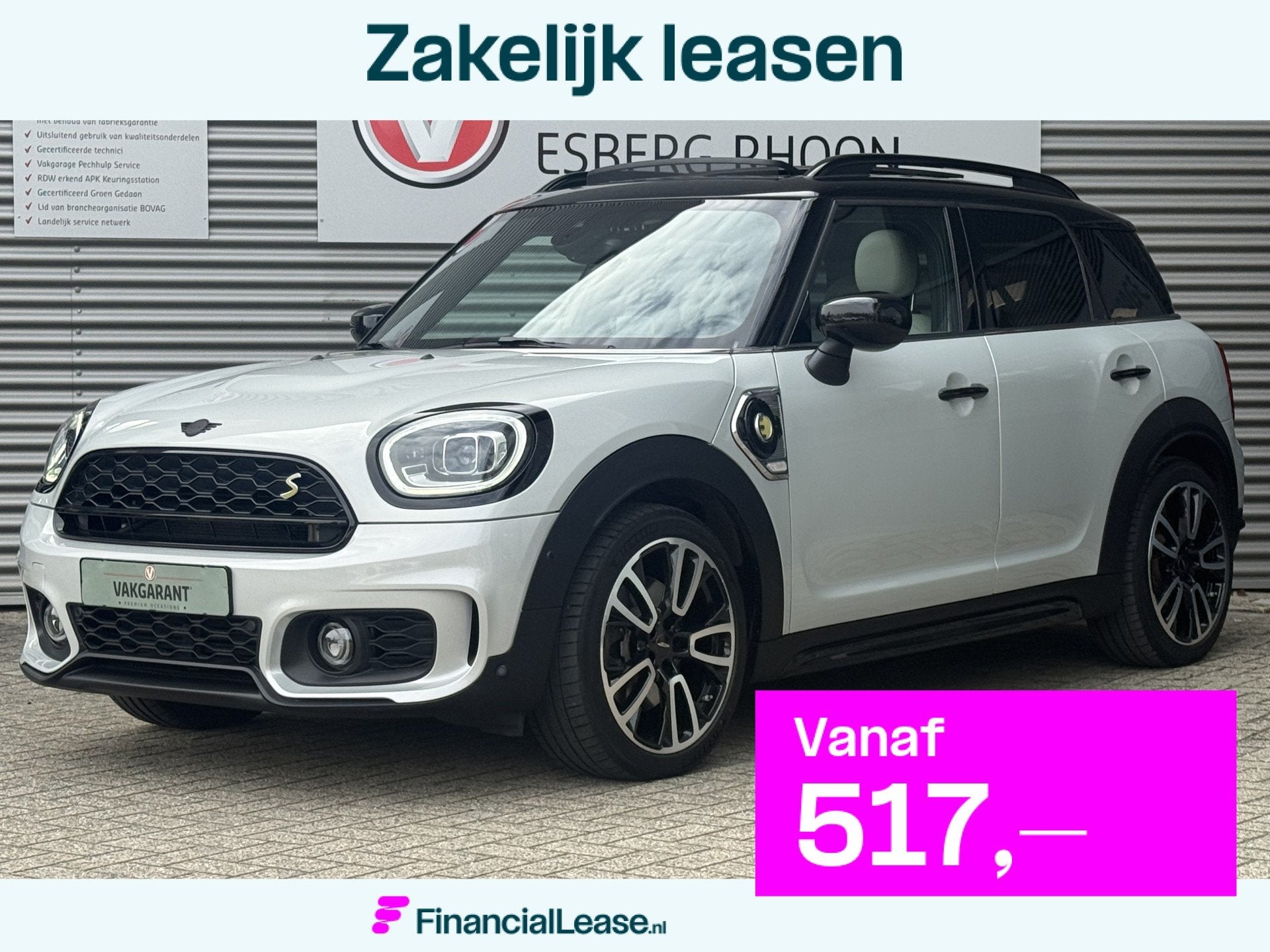 MINI Countryman Mini 2.0 Cooper S E ALL4 PHEV JCW LED,NAVI/C, Automaat, 12 maanden, Gebruikt, Countryman