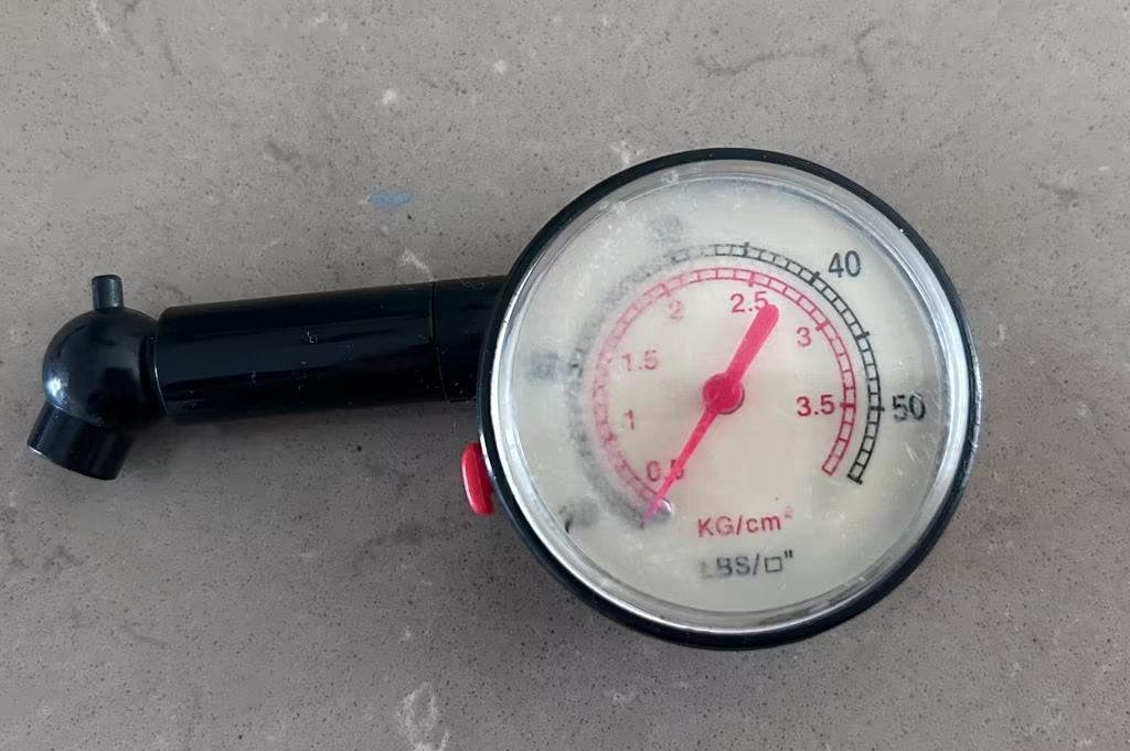 Manometer, Ophalen of Verzenden, Gebruikt