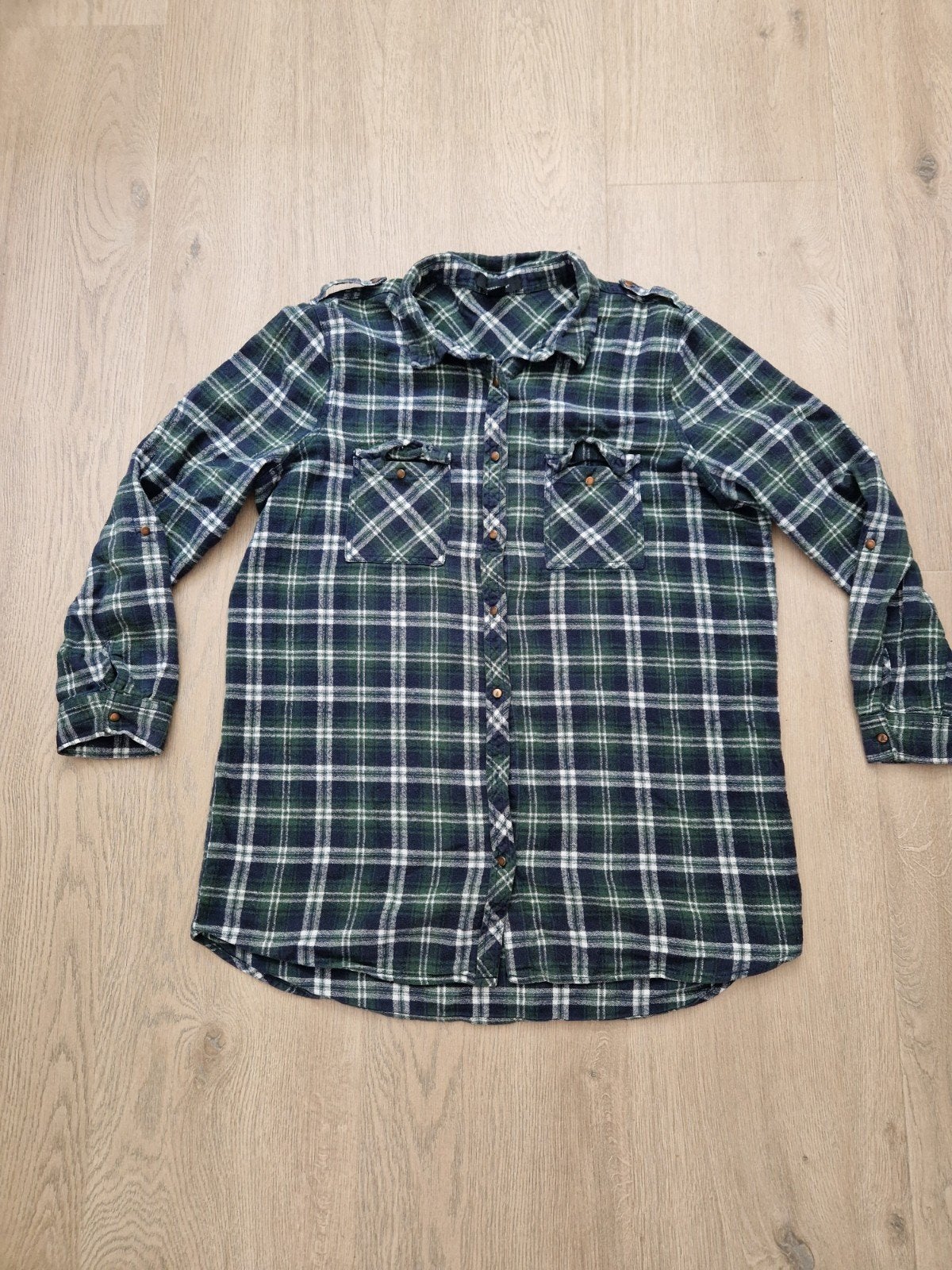Blouse maat 46, Ophalen of Verzenden, Zo goed als nieuw, Groen, Halswijdte 38 (S) of kleiner