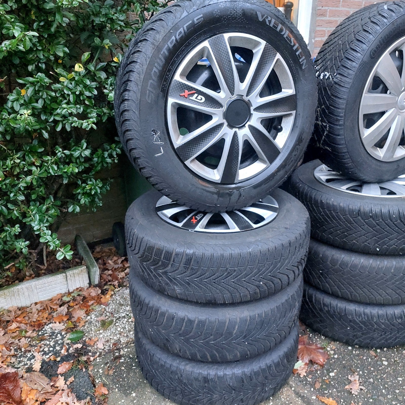 winterbanden vredestein peugeot citroen c3 c4 307 308 opel, Gebruikt, 15 inch, Band(en), Personenwagen