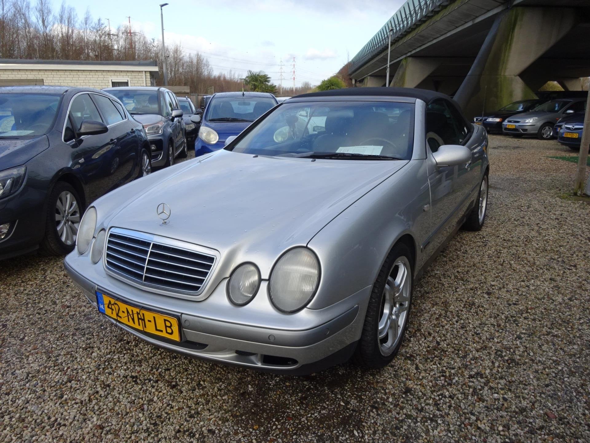 Mercedes-Benz CLK-klasse Cabrio 230 K. Sport Automaat, klopp, Auto's, Mercedes-Benz, Achterwielaandrijving, Gebruikt, Zwart, 4 cilinders