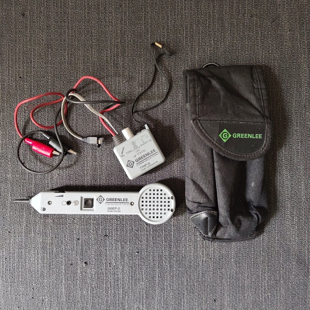 Greenlee Tone probe + generator set, Ophalen of Verzenden, Gebruikt, Overige typen, Overige merken