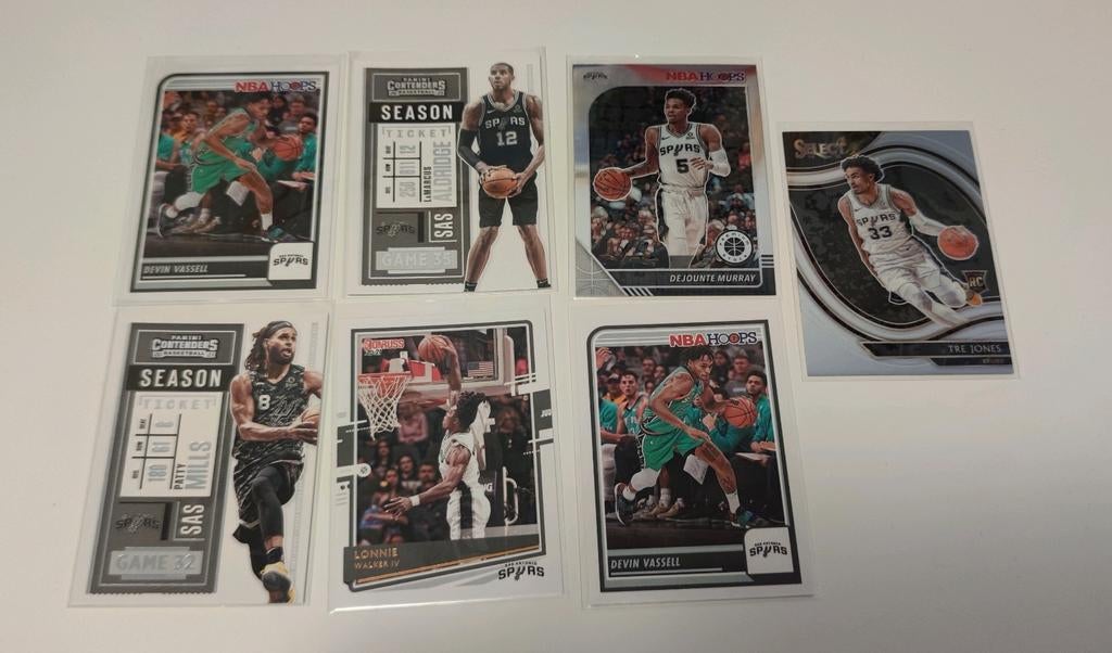 NBA basketbal kaarten - San Antonio Spurs, Hobby en Vrije tijd, Verzamelkaartspellen | Overige, Ophalen of Verzenden
