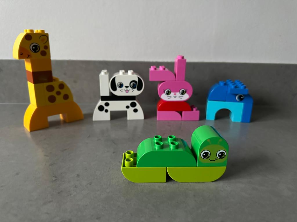 Lego Duplo 10573 Creatieve Dieren Set, Overige thema's, Ophalen of Verzenden, Zo goed als nieuw, Compleet