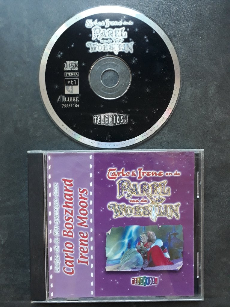 CD - Carlo en Irene en de Parel Van de Woestijn - Telekids, Ophalen of Verzenden, Zo goed als nieuw, Album, Muziek