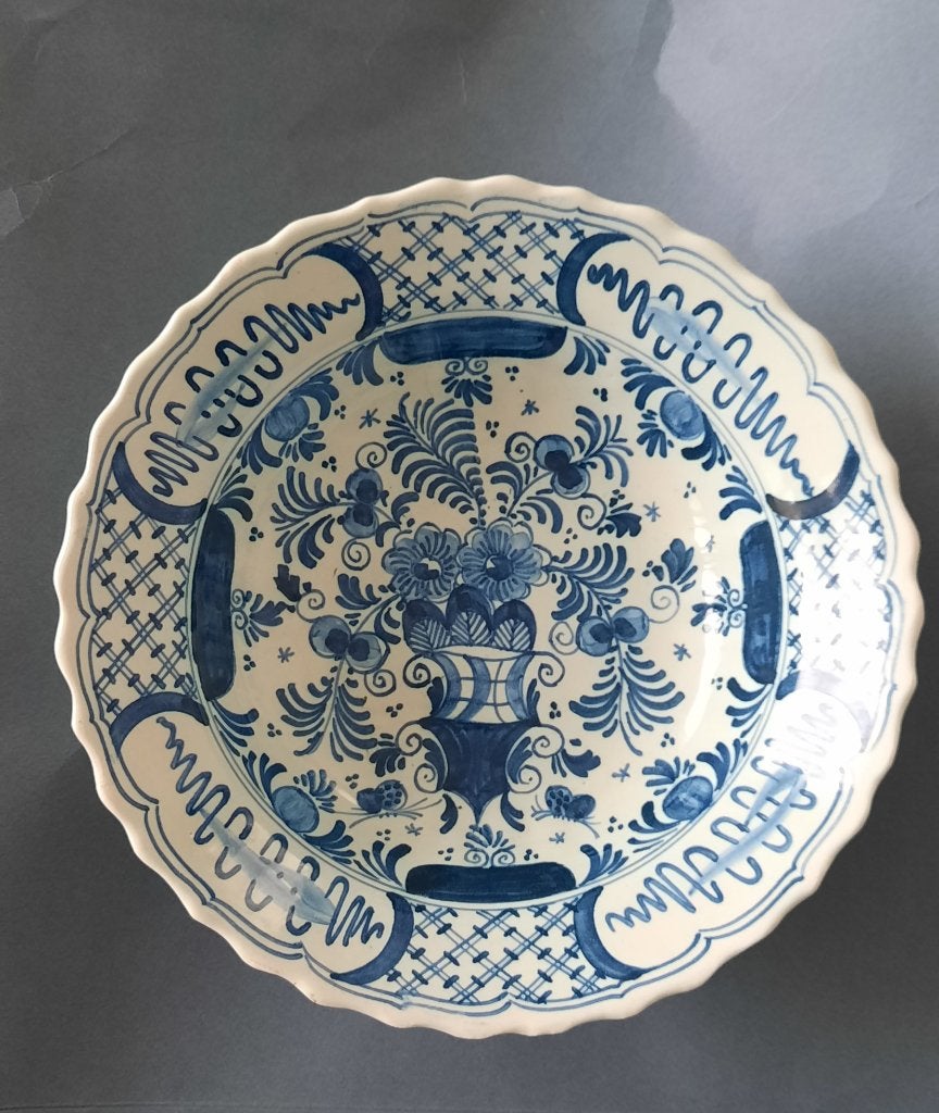 delfts blauw bord (517 BM), Antiek en Kunst, Antiek | Keramiek en Aardewerk, Ophalen of Verzenden