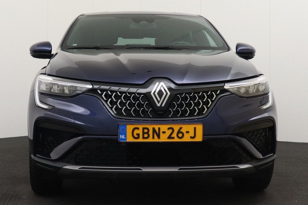 Renault Arkana 1.6 Aut. Full hybrid Techno Trekhaak Adap.Cru, Auto's, Renault, Arkana, Gebruikt, Blauw, Leder en Stof