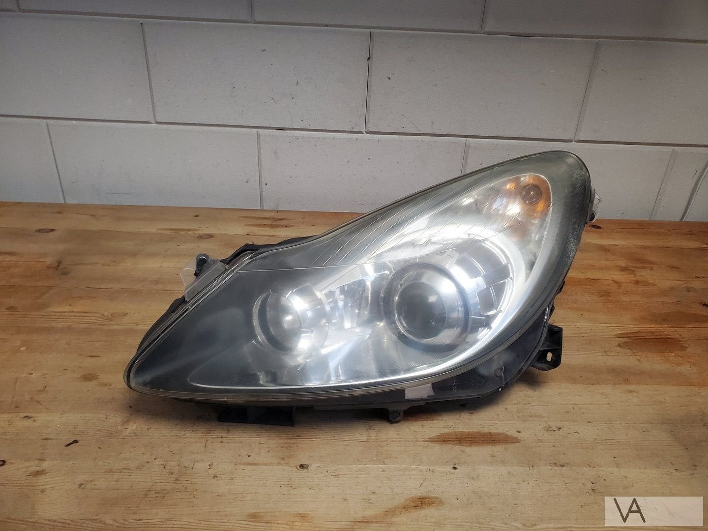 Opel Corsa D 2006 - 2010 koplamp links met lens AFL €100, Auto-onderdelen, Verlichting, Gebruikt, -, -, Opel