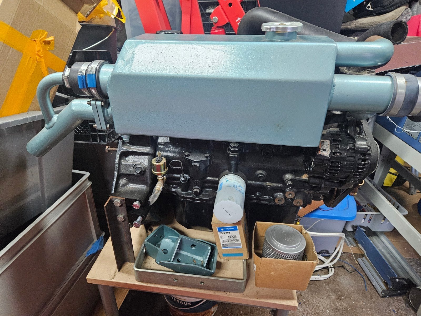 Mitsubishi S4Q scheepsdiesel, Watersport en Boten, Ophalen, Gebruikt, Motor en Techniek, Zeilboot of Motorboot