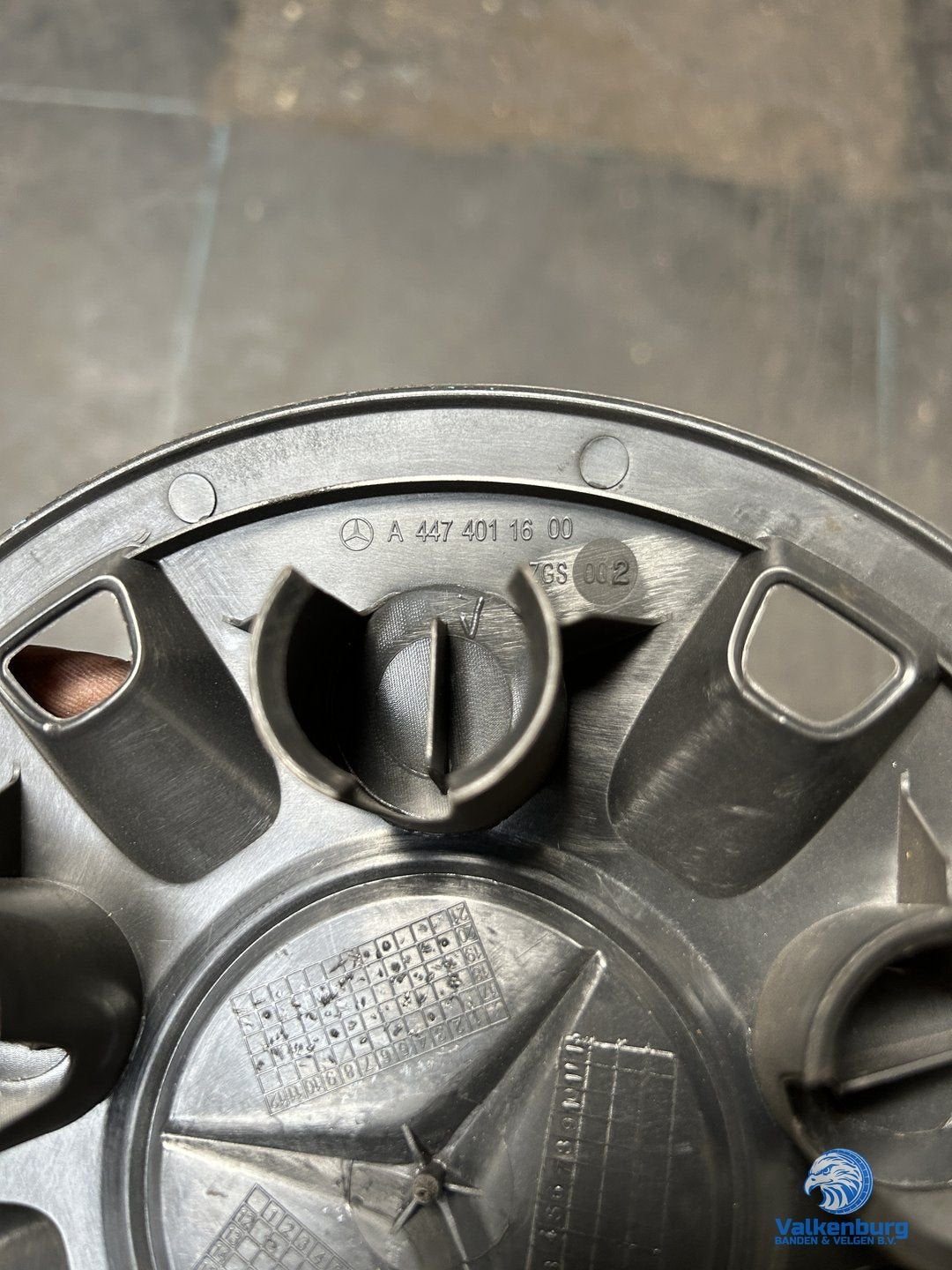 ORIGINELE Mercedes Vito Viano naafkap naafdop wieldop zwart, Auto diversen, Wieldoppen, Gebruikt, -, -, Ophalen of Verzenden