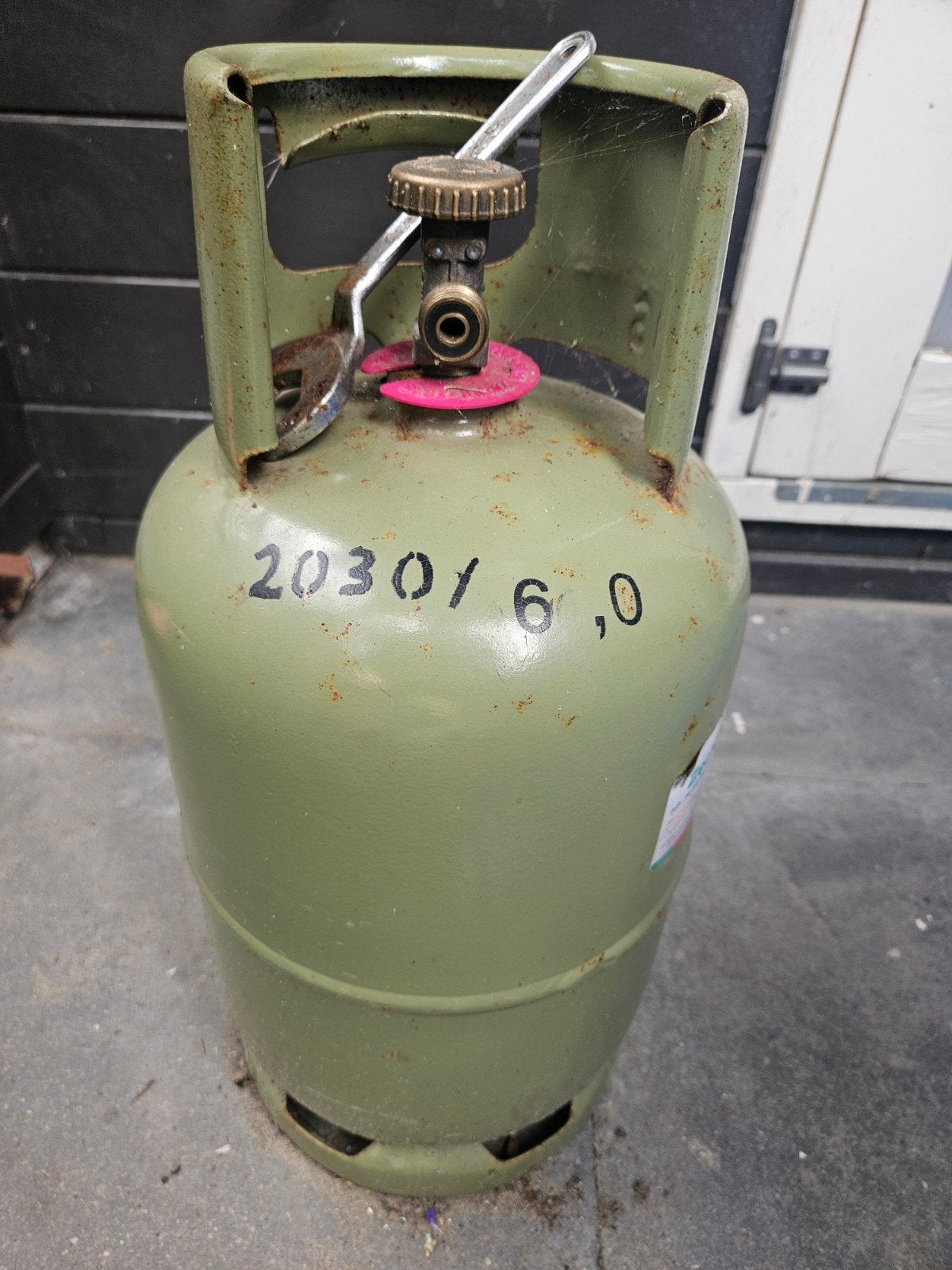 Gasfles, Ophalen