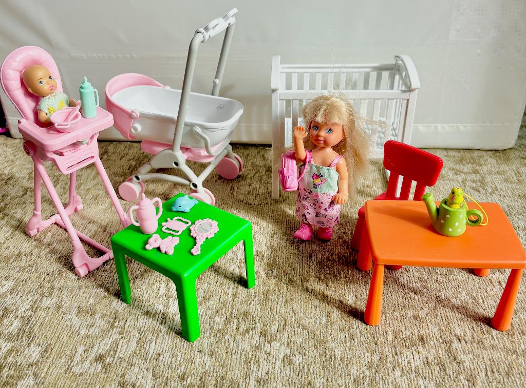 Barbie baby set, Ophalen of Verzenden, Gebruikt, Barbie