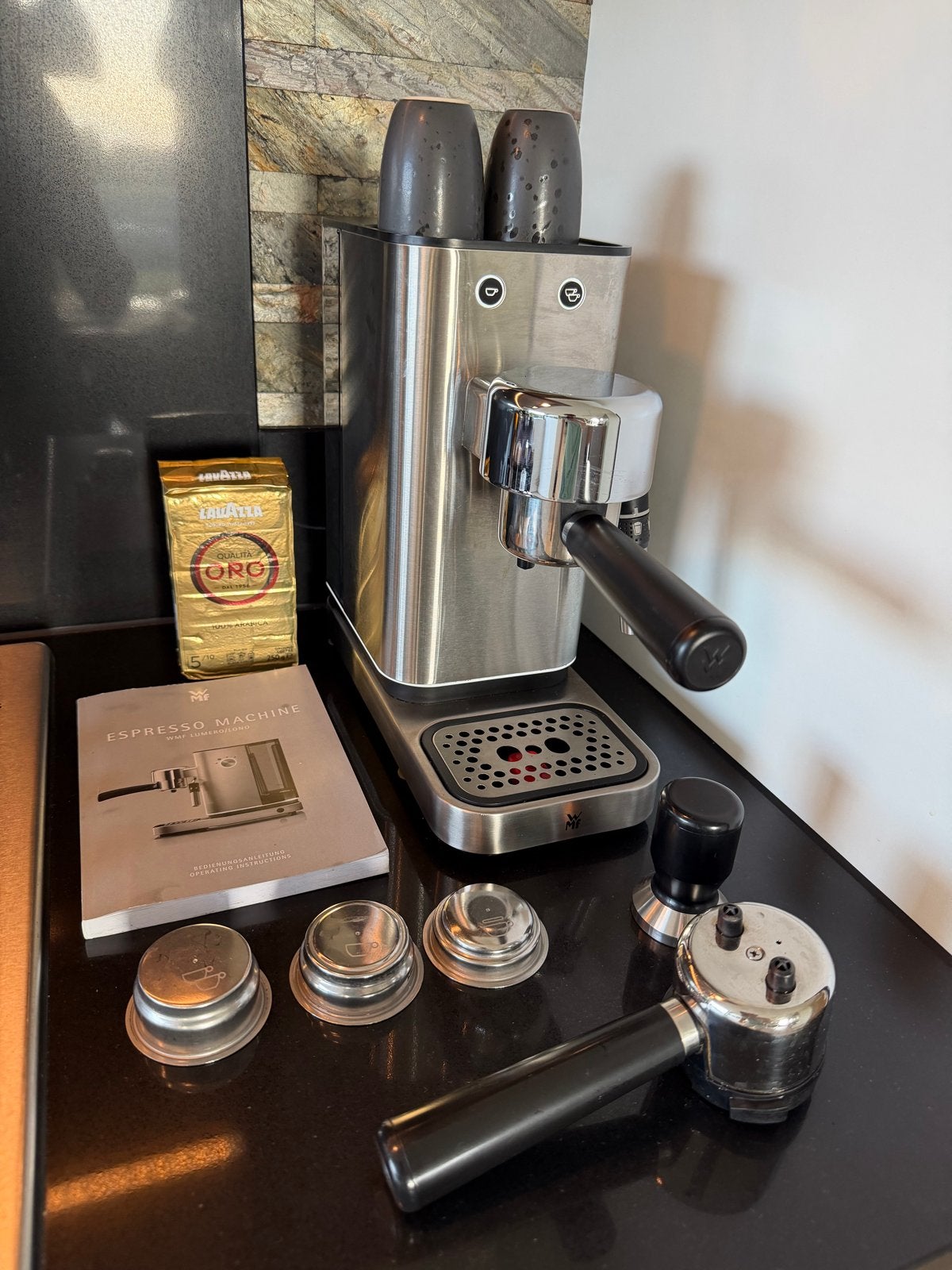 WMF Lumero espressomachine, Ophalen, Espresso apparaat, Gemalen koffie, Zo goed als nieuw