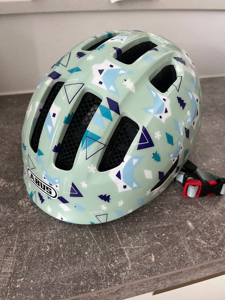 Abus kinder fietshelm, Fietsen en Brommers, Fietsaccessoires | Fietshelmen, Ophalen, Gebruikt, Jongen of Meisje, Overige maten
