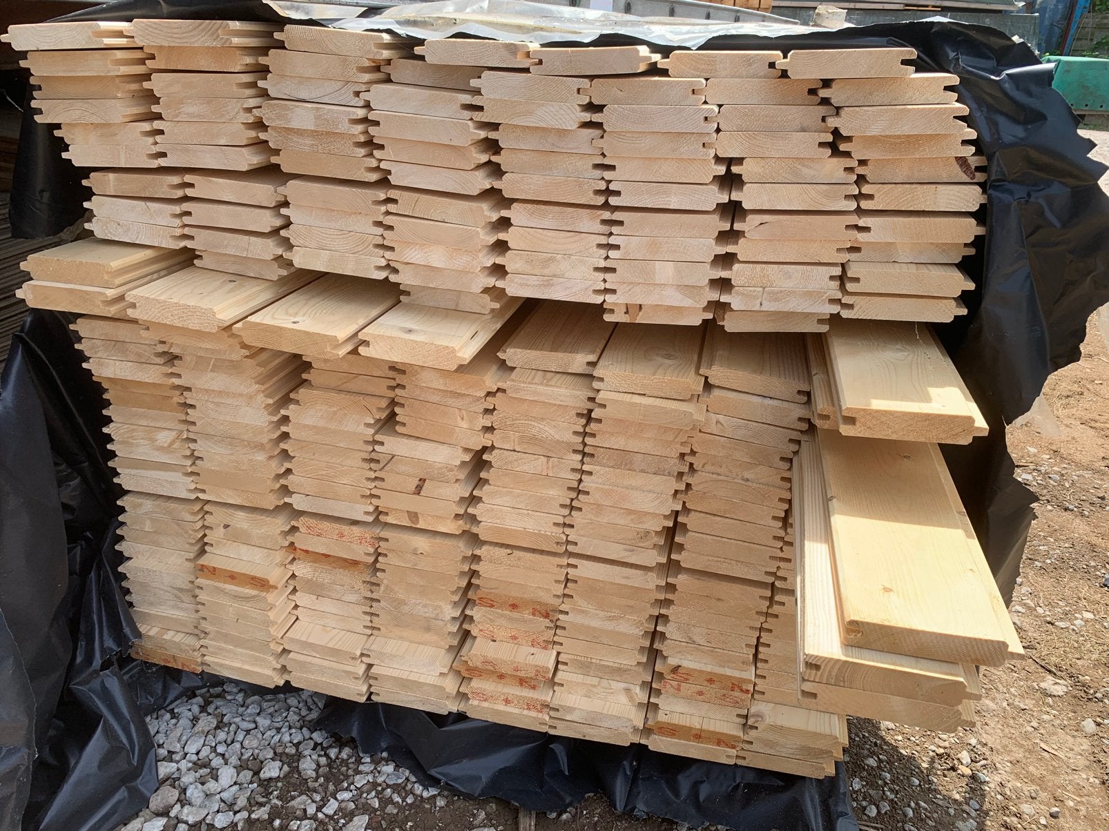 Blokhut profiel,tuinhuisplank,chalet,plank,tuinhuis,aktie, Ophalen, Nieuw, 250 cm of meer, Planken