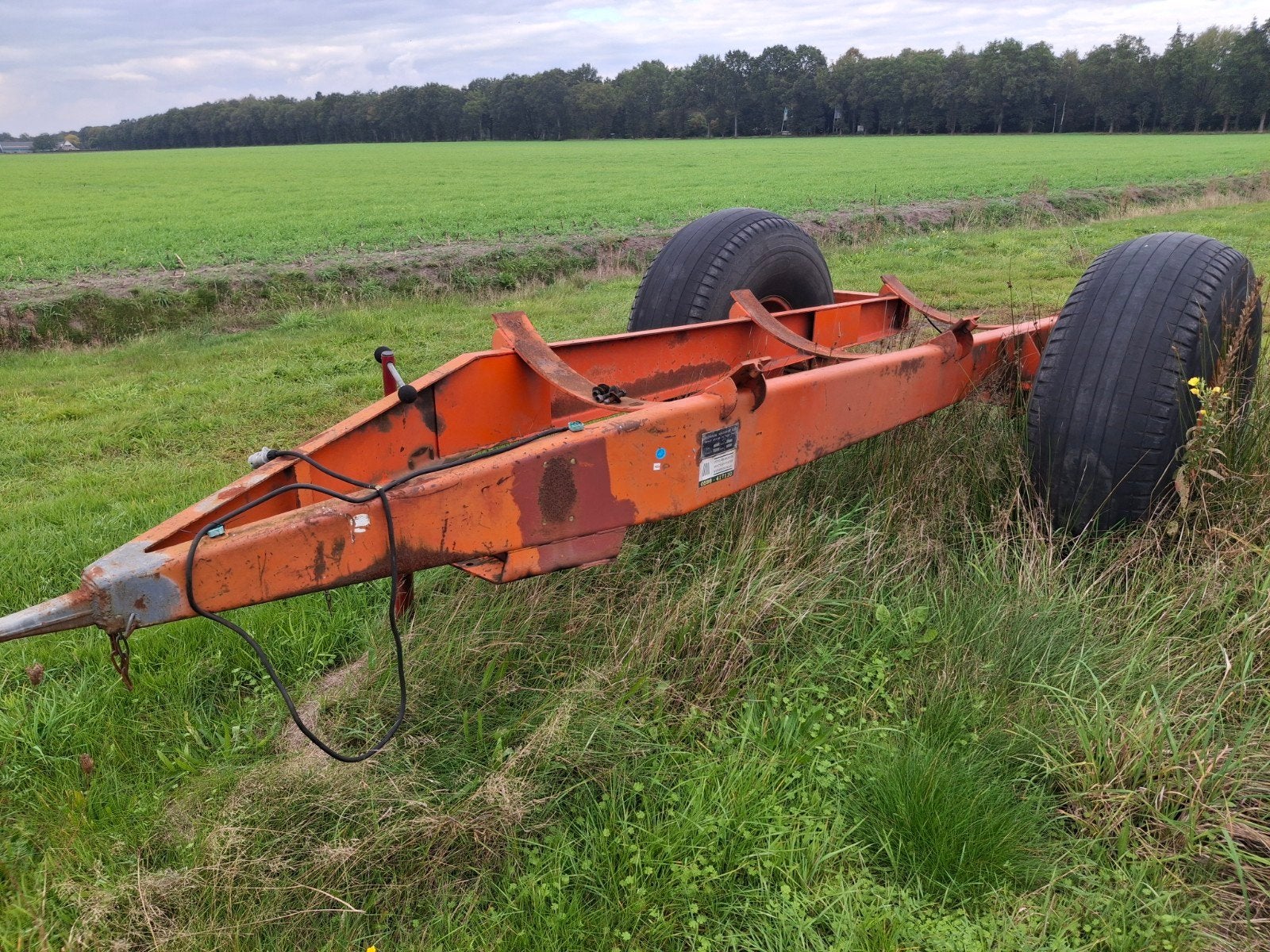 Kaweco onderstel op  brede banden., Ophalen, Gewasbescherming en Bemesting