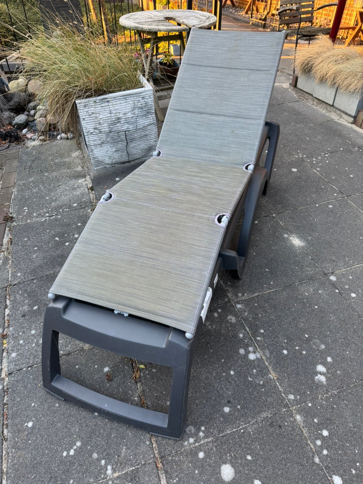Grosfillex Bali Confort ligbed, Tuin en Terras, Ligbedden, Ophalen, Zo goed als nieuw, Kunststof, Verstelbaar