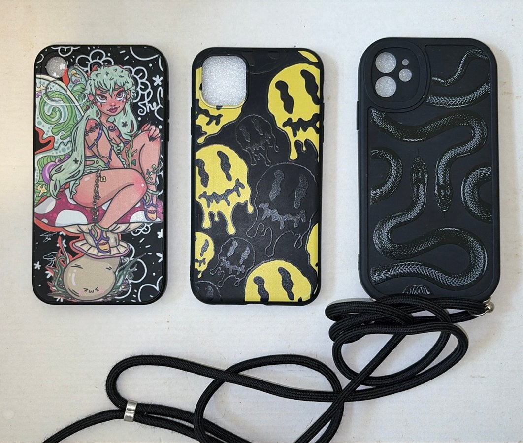 Leuke iPhone 11 hoesjes, Kunststof, IPhone 11, Met koord, Hoesje of Tasje
