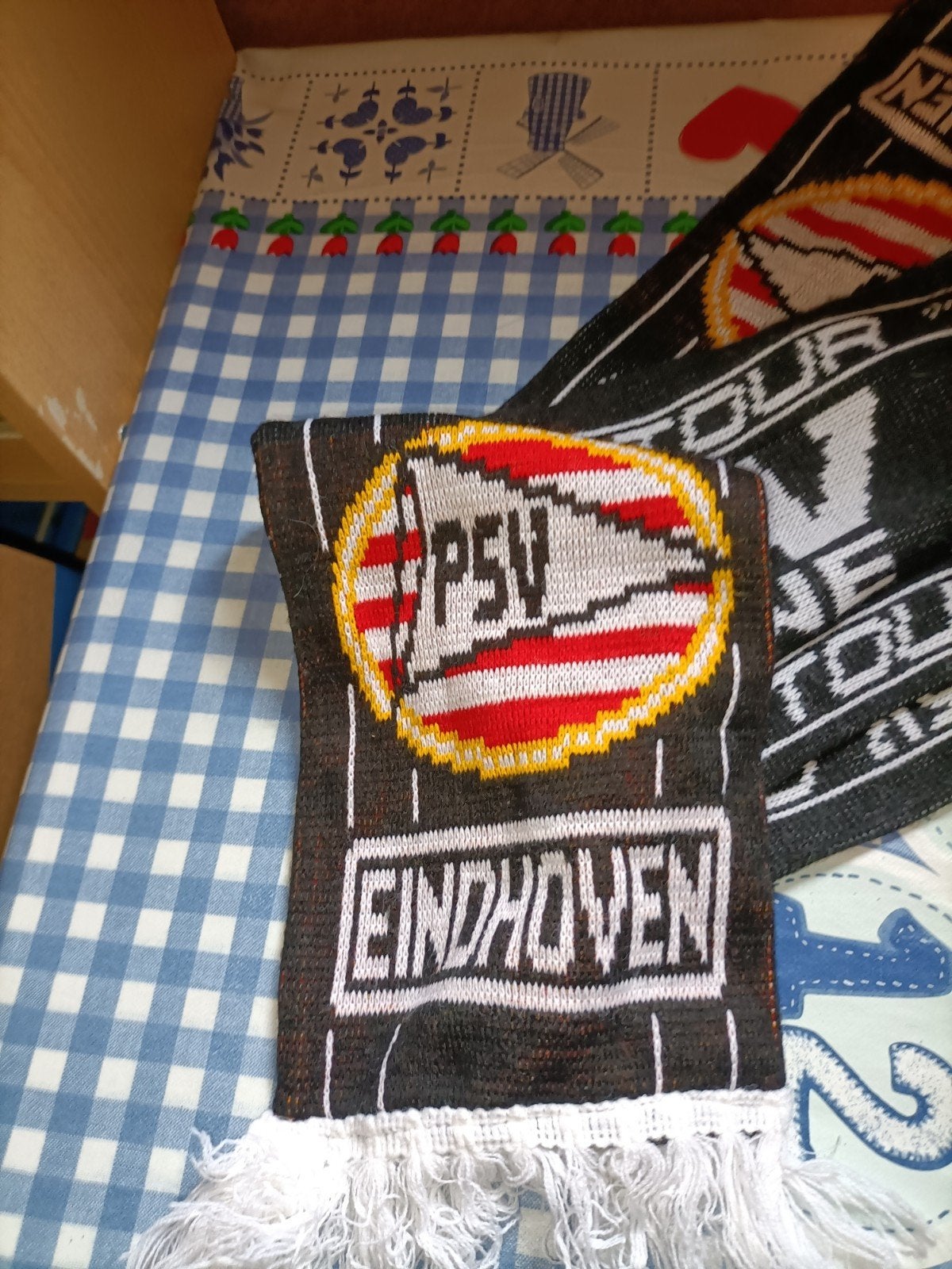 PSV sjaal sjaaltje Eindhoven PSV on tour 150 cm, Ophalen of Verzenden, Zo goed als nieuw, PSV
