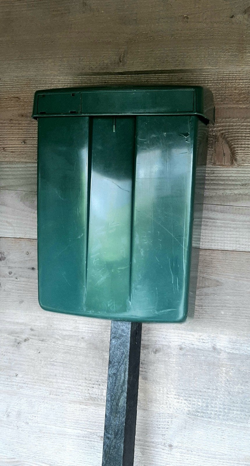 PTT brievenbus met gratis paal in goede staat.

40euro..., Tuin en Terras, Brievenbussen, Ophalen, Kunststof