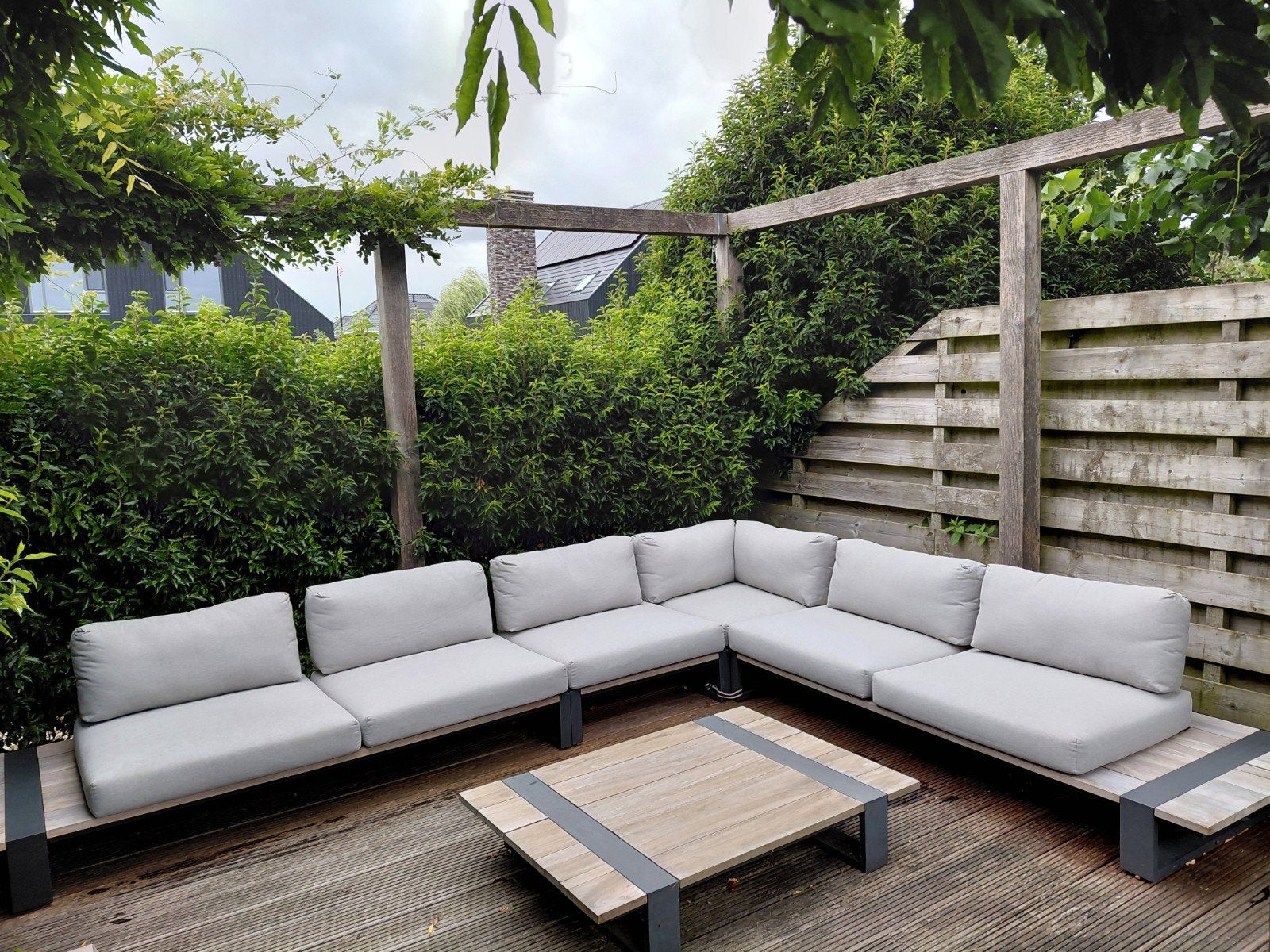 4 Seasons Outdoor Duke loungeset teakhout, Ophalen, Teakhout