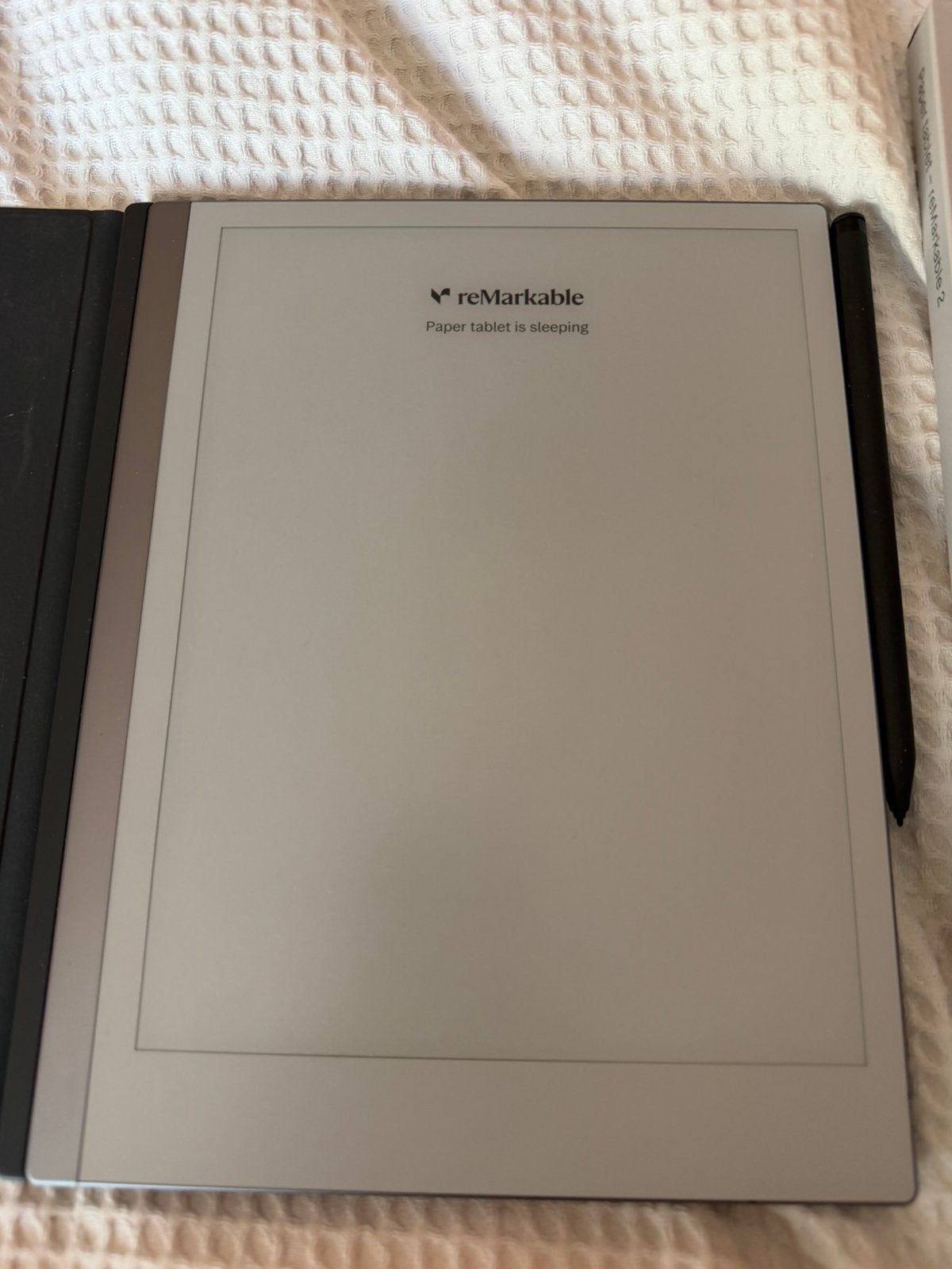 reMarkable 2 compleet met Type Folio, pen en extra tips, Ophalen of Verzenden, Zo goed als nieuw, ReMarkable, Touchscreen