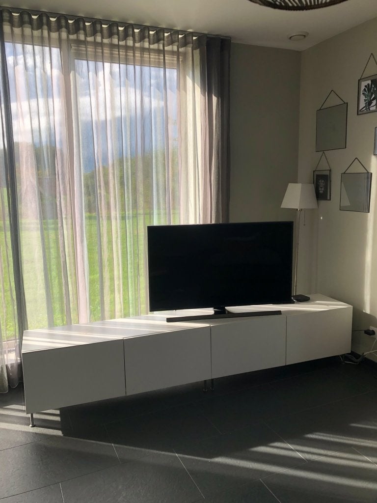 Ikea Besta serie Lappviken, Ophalen, Met lade(s), Zo goed als nieuw, Minder dan 150 cm