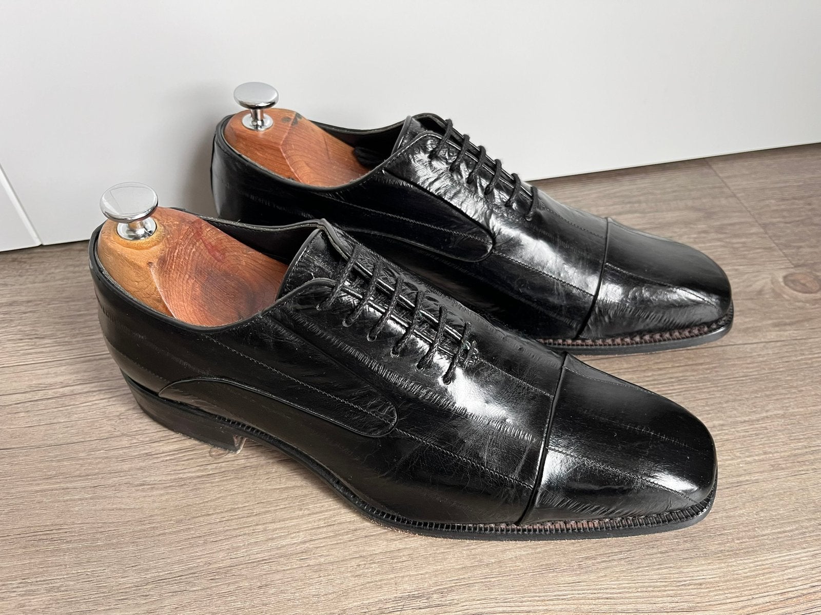 Harris herenschoenen maat 7 / 41, Zwart, Ophalen of Verzenden, Zo goed als nieuw, Harris