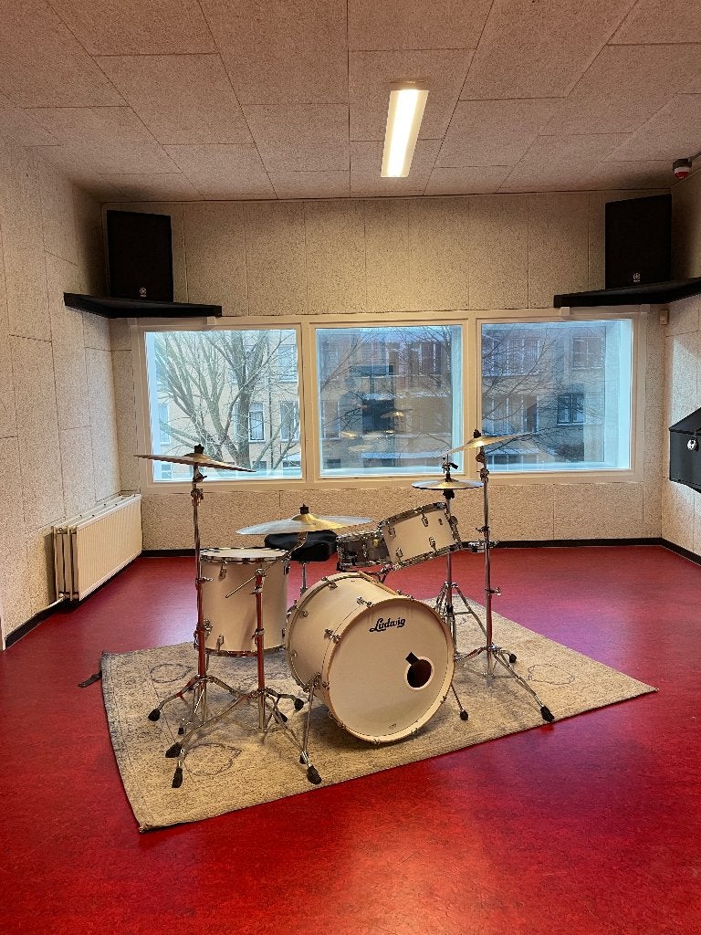 Ludwig Neusonic Aspen White  3-delige shellset, Ophalen, Gebruikt, Ludwig