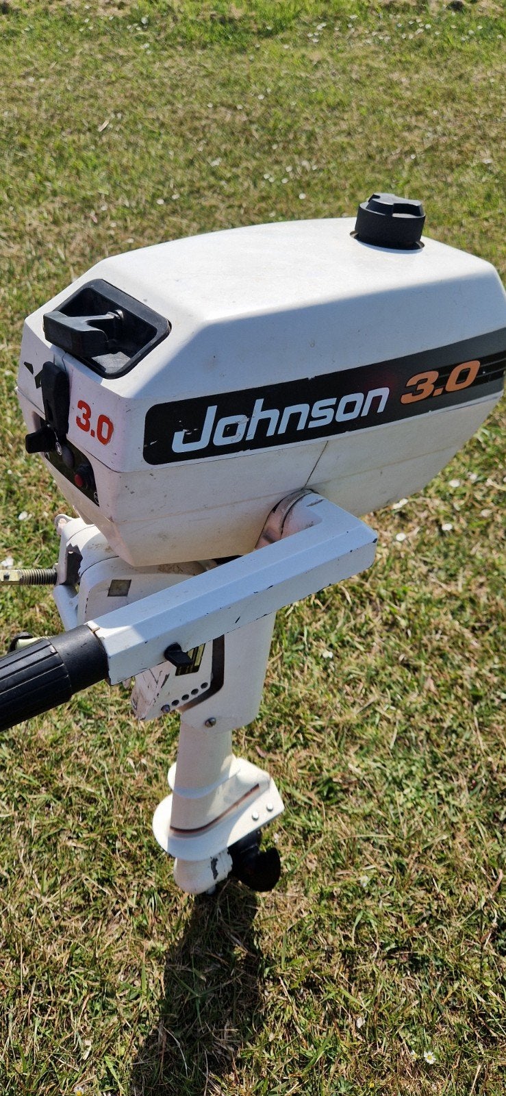 Buitenboordmoter Johnson 3.0, Ophalen, Gebruikt, Motor en Techniek, Zeilboot of Motorboot