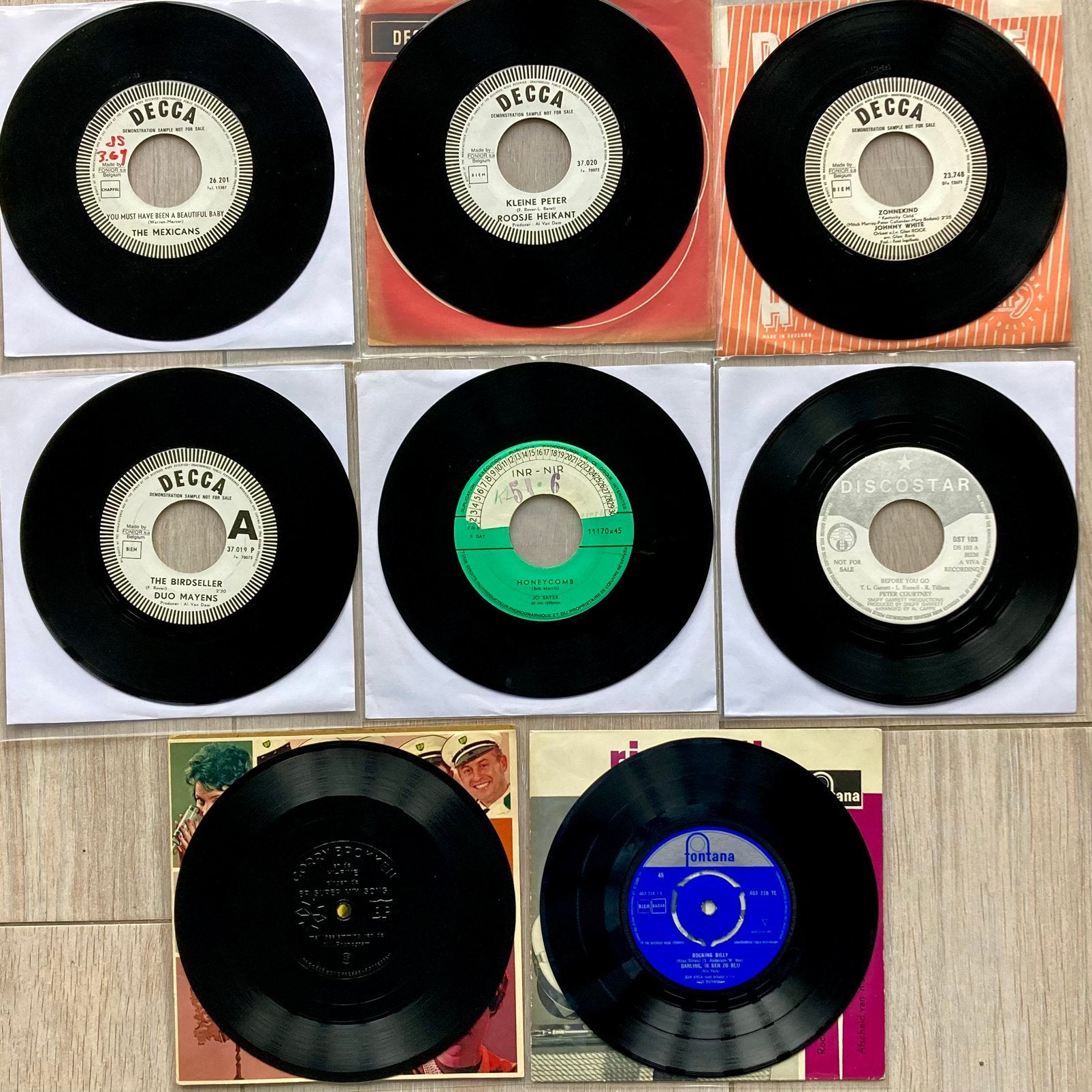 8 zeldzame singletjes, promo en EP Ria Valk, Promo, Verzenden, Gebruikt, EP