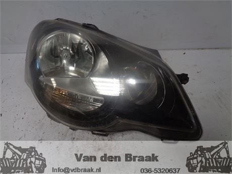 Volkswagen Polo 9N3 2005-2009 Koplamp rechts, Auto-onderdelen, Gebruikt, -, Volkswagen, Herkomst onderdeel bekend