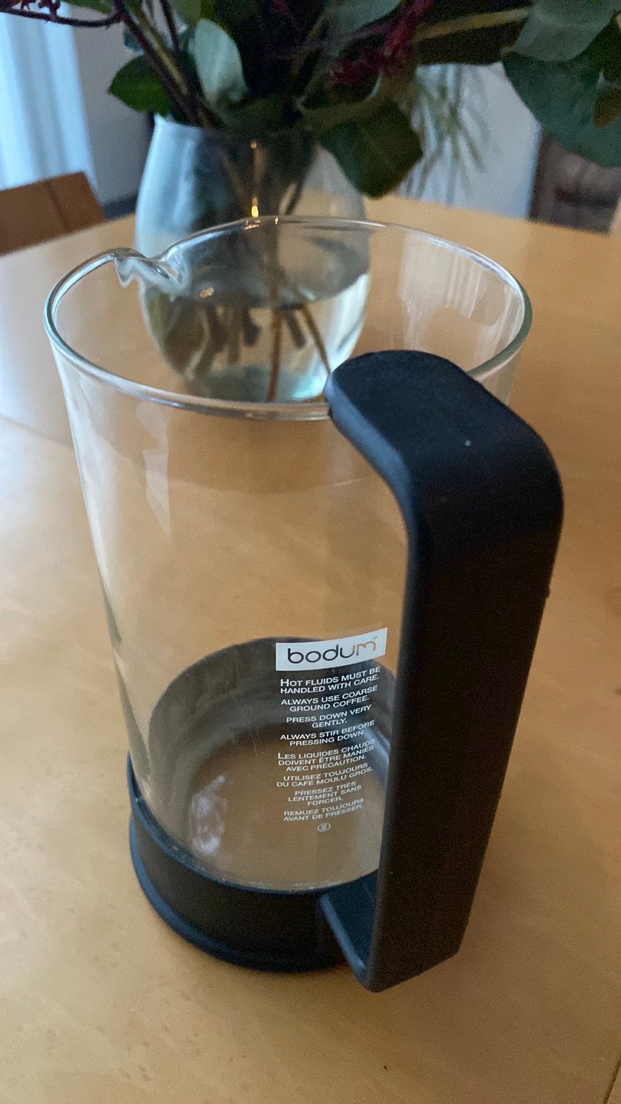 Bodum glazen onderdeel cafetière, Ophalen of Verzenden, Gebruikt