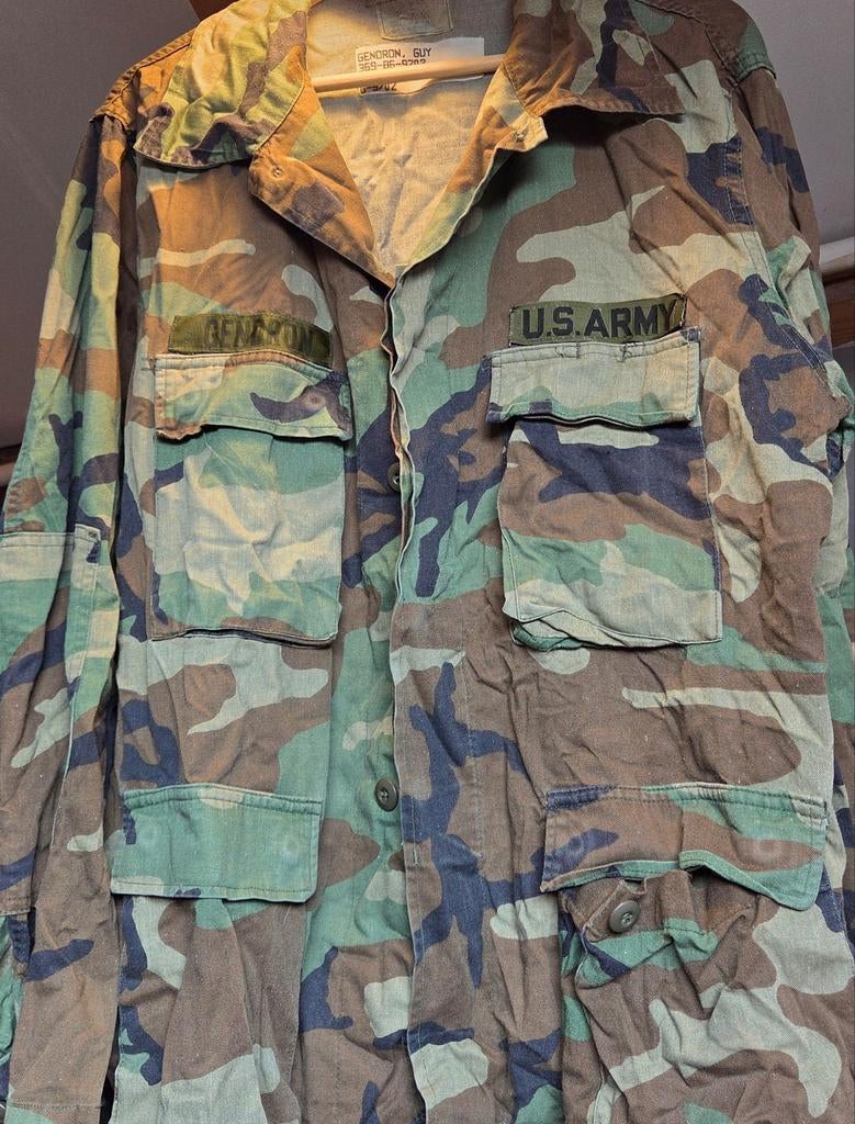 US Army Camouflage Jas - Origineel Militair Uniform, Ophalen of Verzenden, Landmacht, Amerika, Kleding of Schoenen