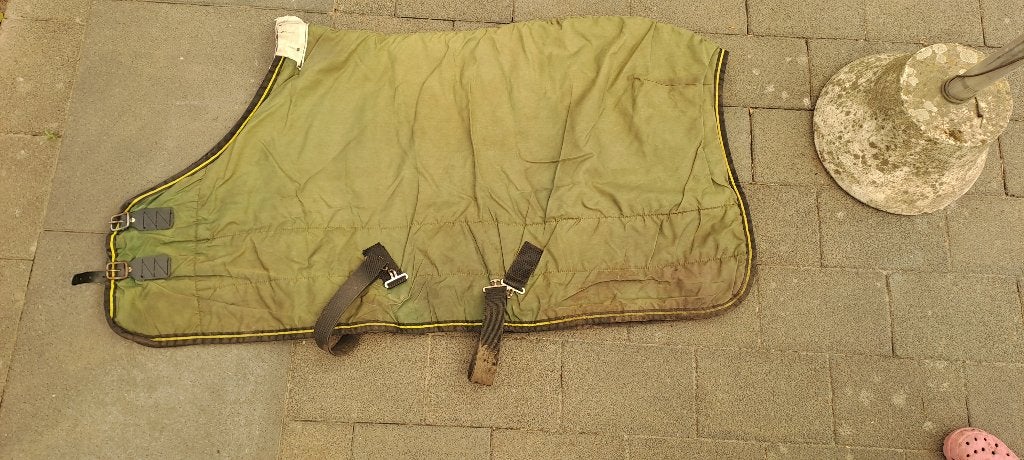Canvas deken Lamers 145cm., Gebruikt, 200 g, Ophalen of Verzenden, Pony (P)